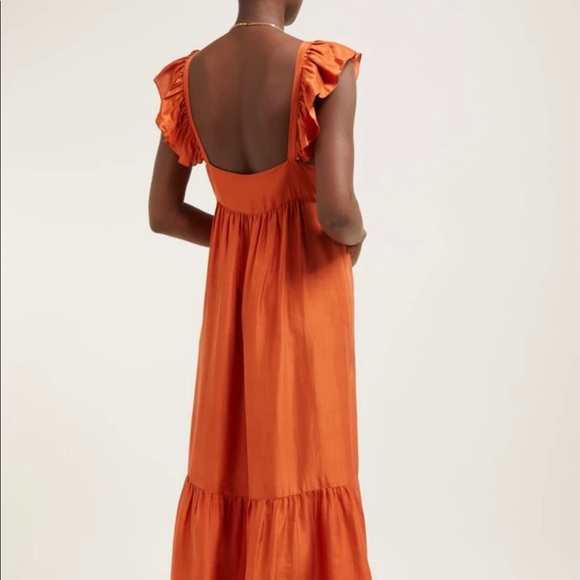 Masscob Acacia Ruffled Silk Dress - Picture 4 of 16